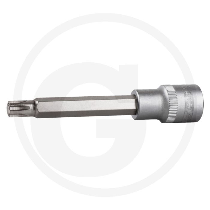 Ks tools 1/2'' bit-stecknuss für ribe-schrauben m16, 160 mm - lange ausführung Ks tools 1/2'' bit-stecknuss für ribe-schrauben m16, 160 mm - lange ausführung