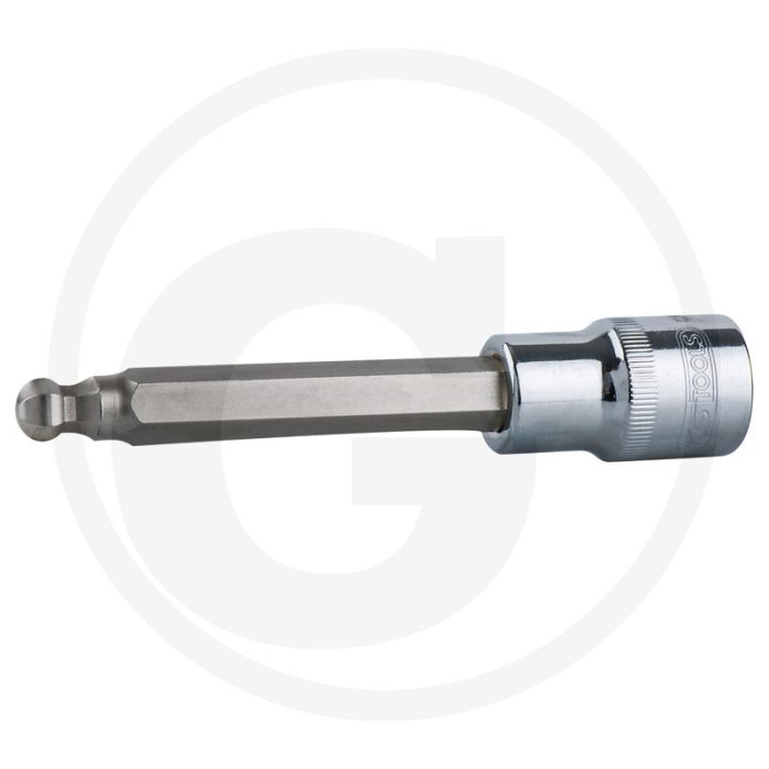 Ks tools 1/2" chromeplus bit-stecknuss - lange ausführung, innenvierkantantrieb, chrom vanadium stahl Ks tools 1/2" chromeplus bit-stecknuss - lange ausführung, innenvierkantantrieb, chrom vanadium stahl