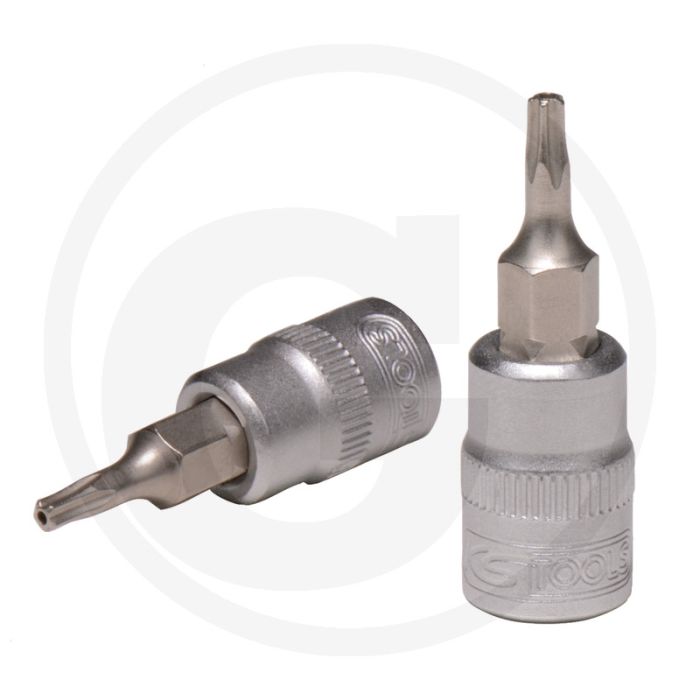 Ks tools 1/4" bit-dopsleutel 5 ster +boring,ts50 - super chroom-vanadiumstaal Ks tools 1/4" bit-dopsleutel 5 ster +boring,ts50 - super chroom-vanadiumstaal