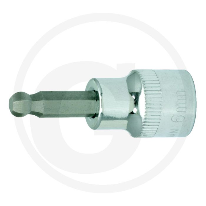 Ks tools 3/8" chromeplus® bit-dopsleutel voor binnenzeskant-schroeven met kogelkop, 8 mm - din 7422, 15x15x470mm, chroom vanadium Ks tools 3/8" chromeplus® bit-dopsleutel voor binnenzeskant-schroeven met kogelkop, 8 mm - din 7422, 15x15x470mm, chroom vanadium