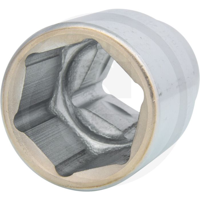 Ks tools 1" sechskant-stecknuss, kurz, 95mm, chrom vanadium, metrisch, din 3120, iso 1174 Ks tools 1" sechskant-stecknuss, kurz, 95mm, chrom vanadium, metrisch, din 3120, iso 1174