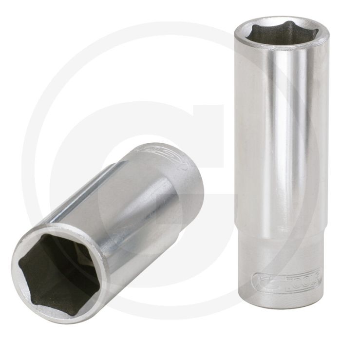 Ks tools 1/2 classic sechskant-stecknuss, lang, 9mm - flanktraction-profil, chrom vanadium Ks tools 1/2 classic sechskant-stecknuss, lang, 9mm - flanktraction-profil, chrom vanadium