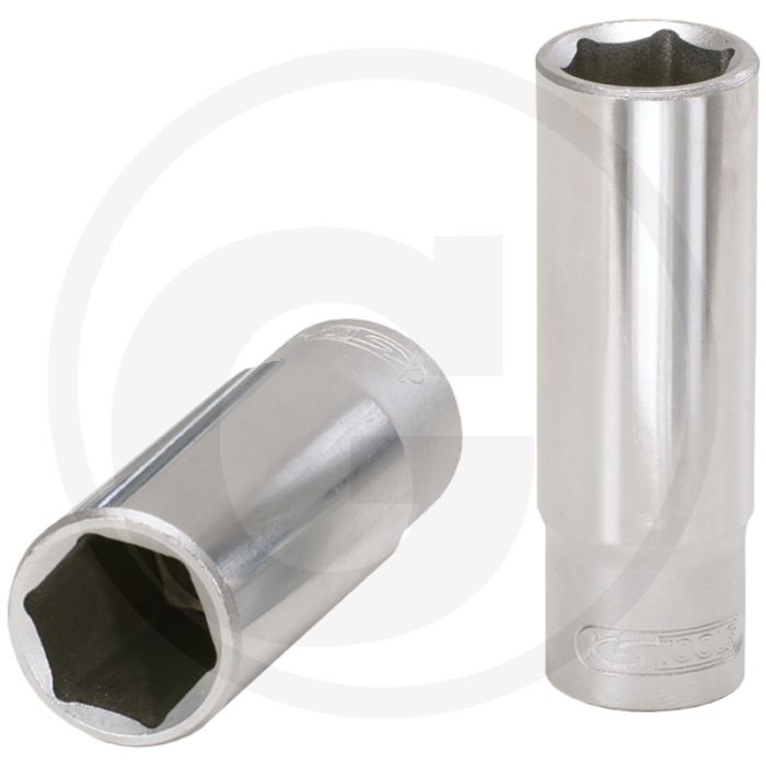 Ks tools 1/2" sechskant-stecknuss, lang, 36mm, chrom vanadium stahl, flank traction-profil