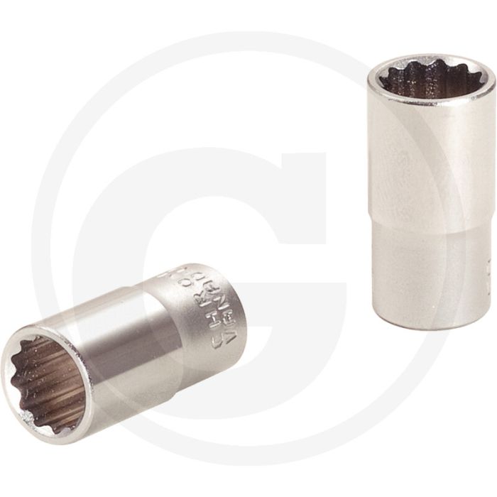 Ks tools 1/4" 12-kant-stecknuss, 13/32'' - Chrom-Vanadium-Stahl, matt satiniert Ks tools 1/4" 12-kant-stecknuss, 13/32'' - Chrom-Vanadium-Stahl, matt satiniert