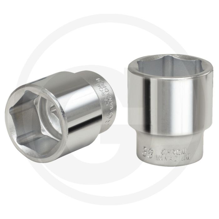Ks tools 3/4" sechskant-stecknuss, kurz, 47mm, chrom vanadium stahl, matt satiniert Ks tools 3/4" sechskant-stecknuss, kurz, 47mm, chrom vanadium stahl, matt satiniert