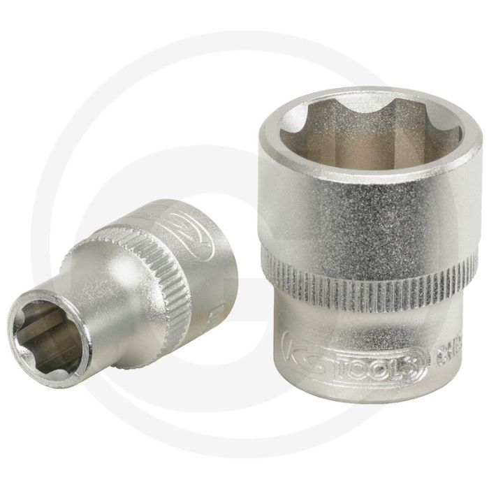 Ks tools 3/8" superlock kappe, 10 mm - superlock profil, din 3124/iso 2725, chrom vanadium Ks tools 3/8" superlock kappe, 10 mm - superlock profil, din 3124/iso 2725, chrom vanadium