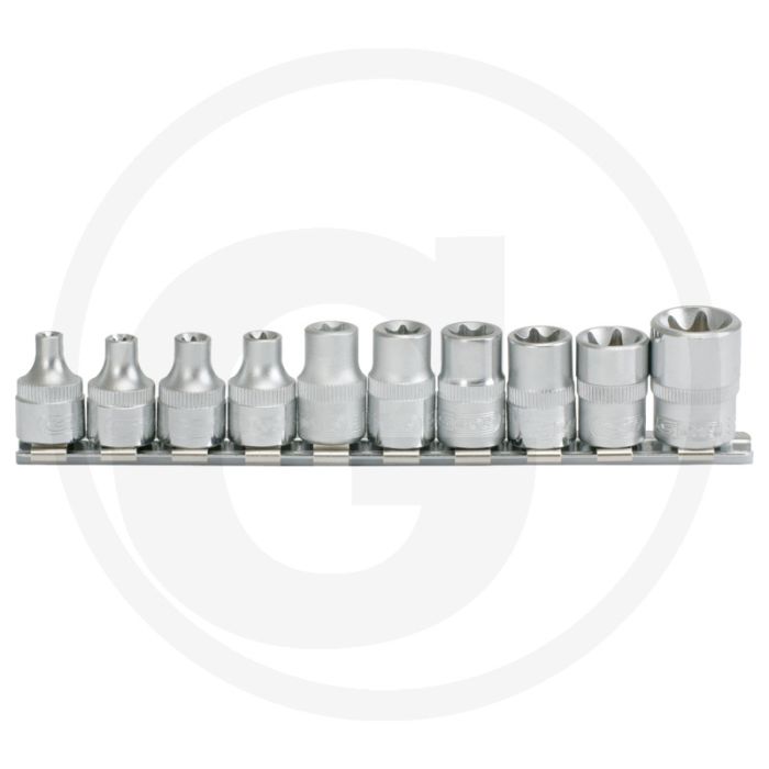 Ks tools 3/8" tx-e steckschlüsselsatz, 10-teilig, e5-e18, torx® e-profile, chrom-vanadium Ks tools 3/8" tx-e steckschlüsselsatz, 10-teilig, e5-e18, torx® e-profile, chrom-vanadium