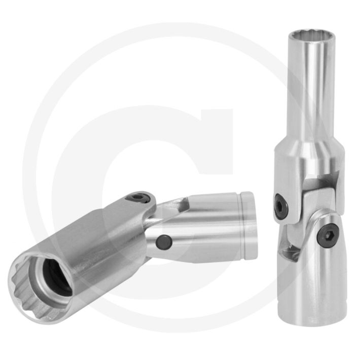 Ks tools 3/8" chromeplus® 12-kant-stecknuss mit gelenk, 19 - flanktraction-profil Ks tools 3/8" chromeplus® 12-kant-stecknuss mit gelenk, 19 - flanktraction-profil