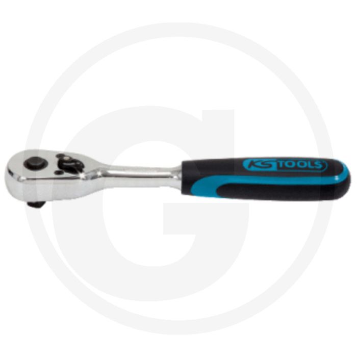 Ks tools 3/8" chromeplus® omschakelbare ratel, 45 tanden - ergonomisch ontwerp, 45-zahn ratschenmechanismus Ks tools 3/8" chromeplus® omschakelbare ratel, 45 tanden - ergonomisch ontwerp, 45-zahn ratschenmechanismus
