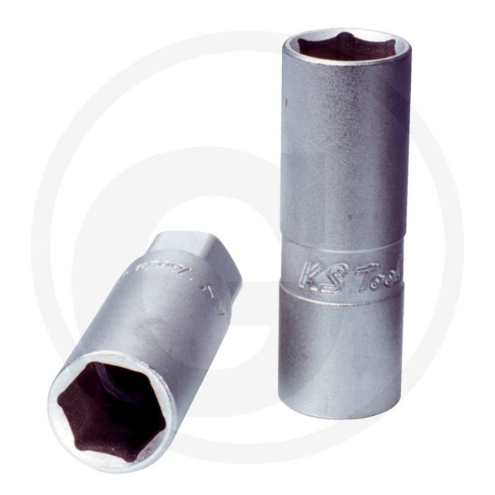 Ks tools bougie-dopsleutel 3/8", 18 mm - lange uitvoering, 6-kant profiel Ks tools bougie-dopsleutel 3/8", 18 mm - lange uitvoering, 6-kant profiel