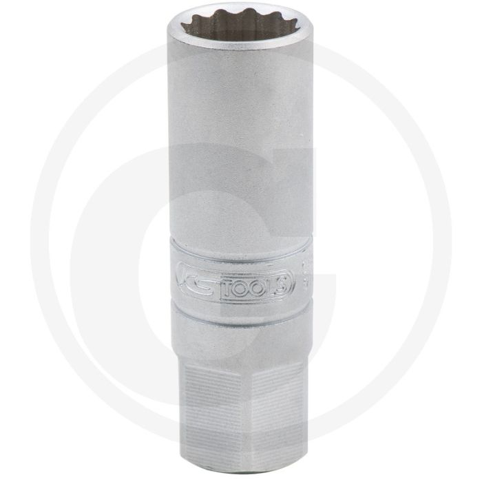 Ks tools 3/8" bougiedopsleutel, 14 mm - voor bmw, renault, peugeot, citroën - 12-kant, extra slank - handmatig gebruik Ks tools 3/8" bougiedopsleutel, 14 mm - voor bmw, renault, peugeot, citroën - 12-kant, extra slank - handmatig gebruik