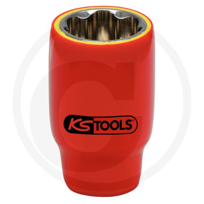 Ks tools 1/2" isolierte stecknuss, 9 mm - vde, 6-kant, din 7448, iec 60900 Ks tools 1/2" isolierte stecknuss, 9 mm - vde, 6-kant, din 7448, iec 60900