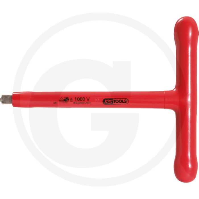 Ks tools 3/8" isolierter steckschlüssel mit t-g - 200mm länge