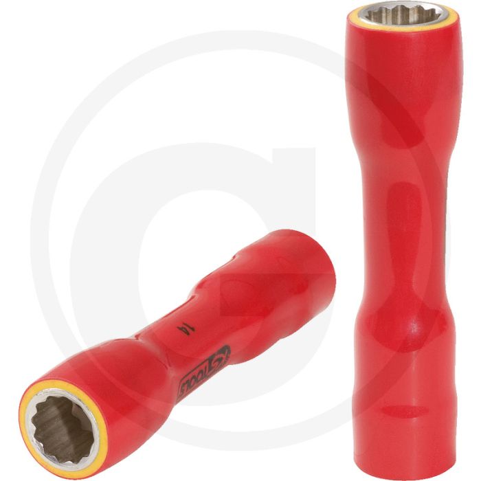 Ks tools 3/8" Isolierkappe, extra lang, 11 mm - 135mm l Ks tools 3/8" Isolierkappe, extra lang, 11 mm - 135mm l