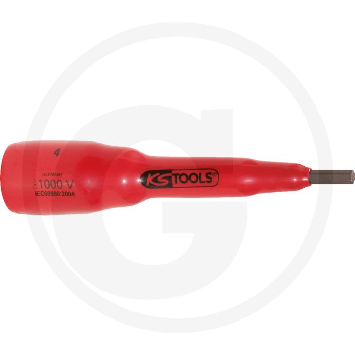 Ks tools 3/8" geïsoleerde bit-dop voor binnenzesk - 116mm Ks tools 3/8" geïsoleerde bit-dop voor binnenzesk - 116mm