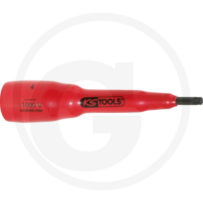 Ks tools 3/8” geïsoleerde bitdop veeltand, m12 - 95mm l Ks tools 3/8” geïsoleerde bitdop veeltand, m12 - 95mm l