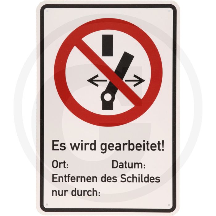 Ks tools warnschild geerdet 200x120mm alu-/kunststoffverbund Ks tools warnschild geerdet 200x120mm alu-/kunststoffverbund