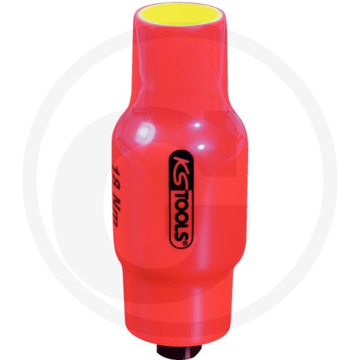 Ks tools Clé à douille isolée à réglage fixe 3/8" - isolation par immersion, 18 nm Ks tools Clé à douille isolée à réglage fixe 3/8" - isolation par immersion, 18 nm