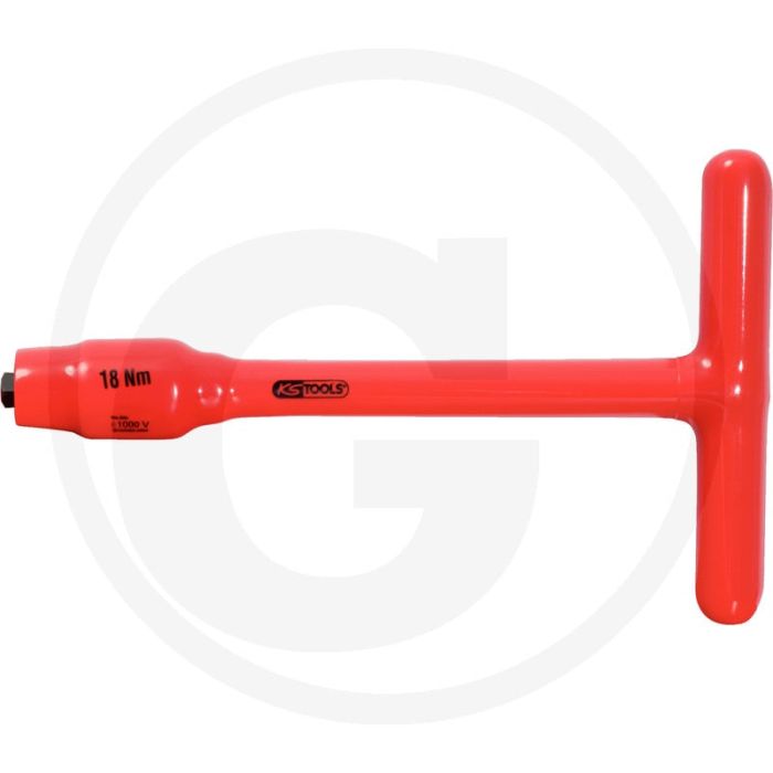 Ks tools : clé en T isolée de 3/8" avec limiteur de couple de 18 Nm Ks tools : clé en T isolée de 3/8" avec limiteur de couple de 18 Nm