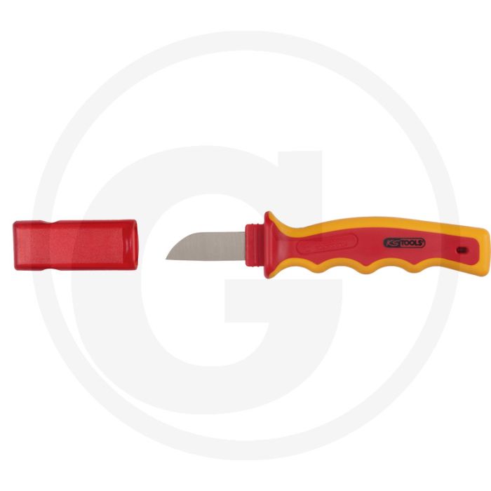 Ks tools geïsoleerd kabelmes, 205 mm - rechte snede, 2-componentengreep Ks tools geïsoleerd kabelmes, 205 mm - rechte snede, 2-componentengreep
