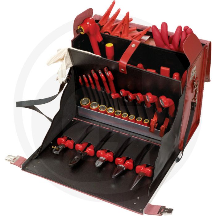 Ks tools profi elektriker-werkzeugkoffer, 53-delig - tauchisolierung nach iec 60900 Ks tools profi elektriker-werkzeugkoffer, 53-delig - tauchisolierung nach iec 60900
