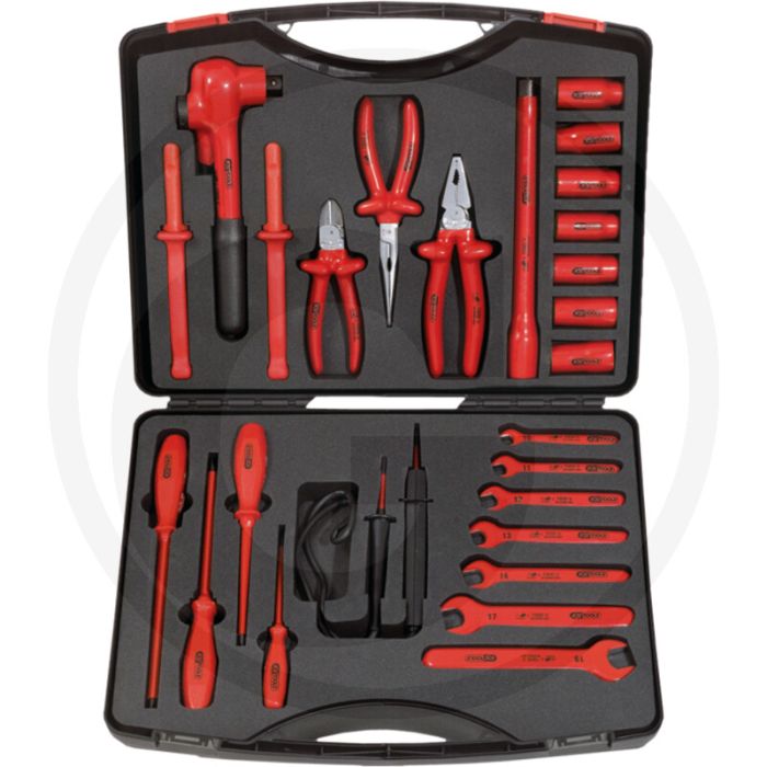 Ks tools geïsoleerde gereedschapskoffer, 26-delig - speciaal werkzeugstahl