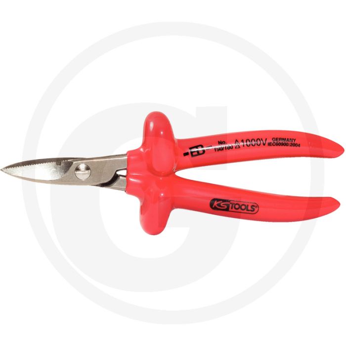 Ks tools classic 1000v elektrikerschere, 180 mm - tauchisolierung nach din en 60900