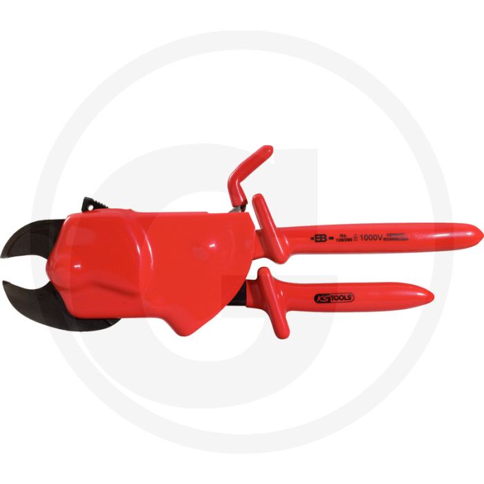 Ks tools isoleerde eenhand-ratelkabelschaar, 310 mm - tauchisolierung nach iec 60900