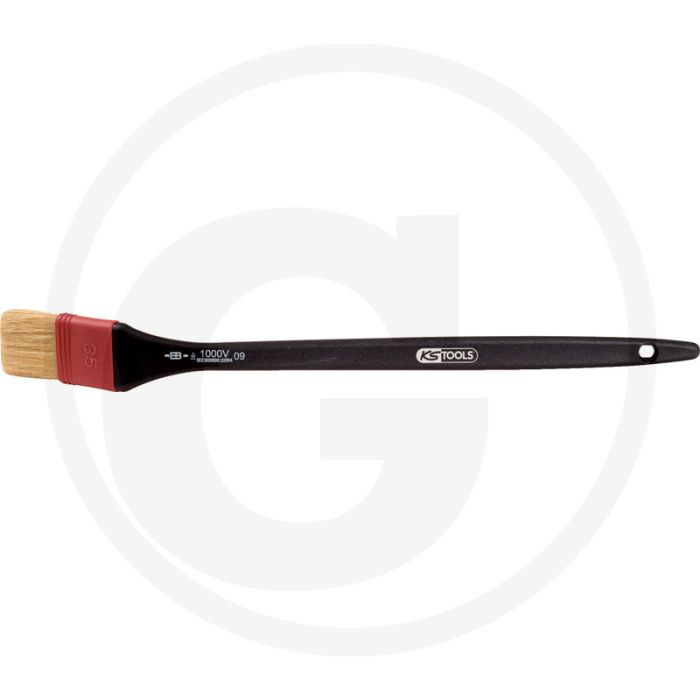 Ks tools geïsoleerd stofkwastje, gebogen, 37,5 mm, 400 mm, kunststof handgreep Ks tools geïsoleerd stofkwastje, gebogen, 37,5 mm, 400 mm, kunststof handgreep