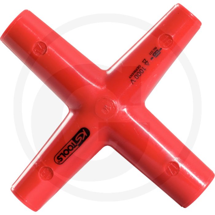 Ks tools geïsoleerde kruissleutel, 14x17x19x22mm - 6-kant tauchisolierung 1000v-zertifikat Ks tools geïsoleerde kruissleutel, 14x17x19x22mm - 6-kant tauchisolierung 1000v-zertifikat