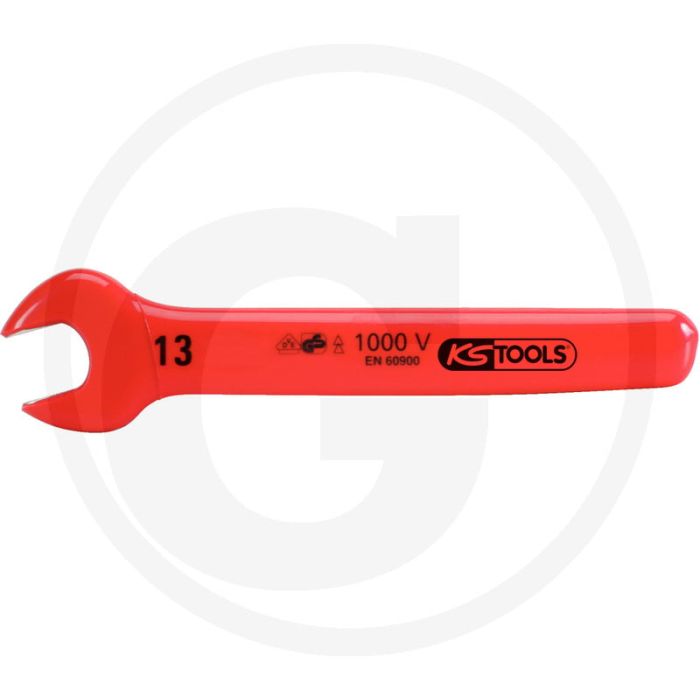 Ks tools maulschlüssel mit schutzisolierung, 3/8" - 15° gabelstellung Ks tools maulschlüssel mit schutzisolierung, 3/8" - 15° gabelstellung