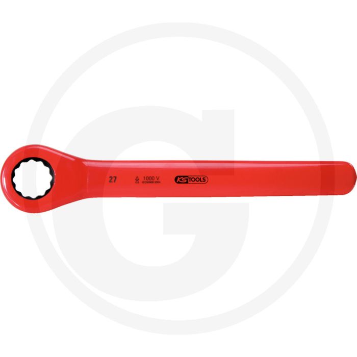 Ks tools isolierter ratschenringschlüssel, 19mm - flanktraction-profil, din 7446, iec 60900, 72 zähne Ks tools isolierter ratschenringschlüssel, 19mm - flanktraction-profil, din 7446, iec 60900, 72 zähne