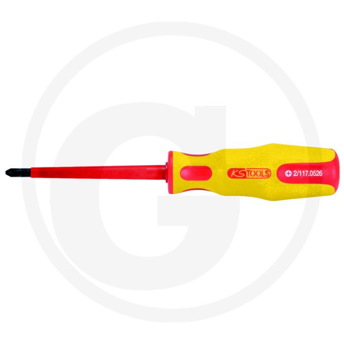 Ks tools ergotorque® vde-schroevendraaier ph 2, 1000v-isolatie Ks tools ergotorque® vde-schroevendraaier ph 2, 1000v-isolatie
