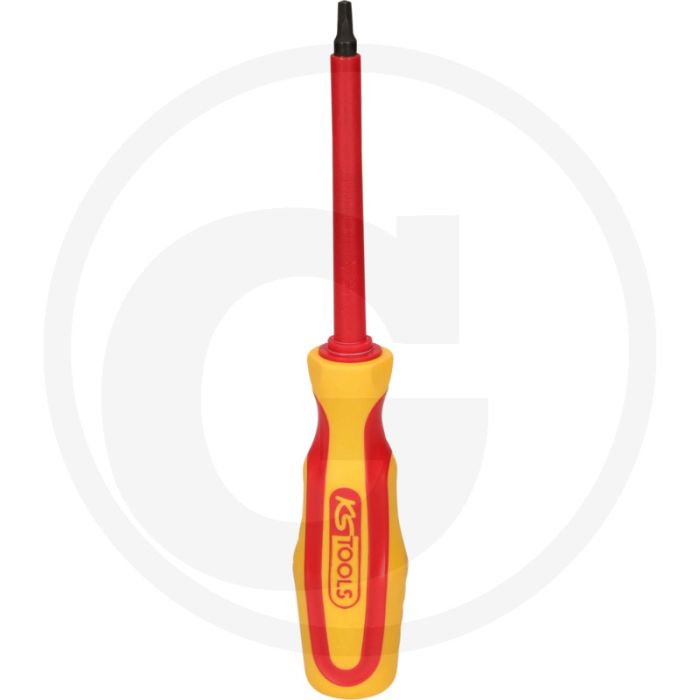 Ks tools ergotorque vde innenvierkant-schraubendreher #2, 1 - isolierung nach iec 60900, 1000v-zertifiziert
