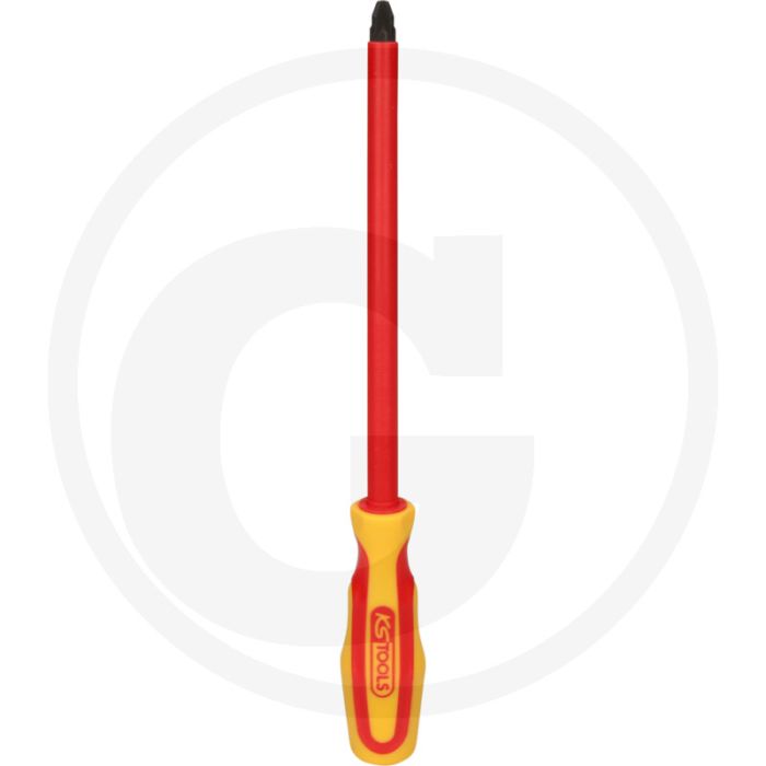 Ks tools ergotorque vde pz-schraubendreher, pz4, 315mm - isolierung nach iec 60900