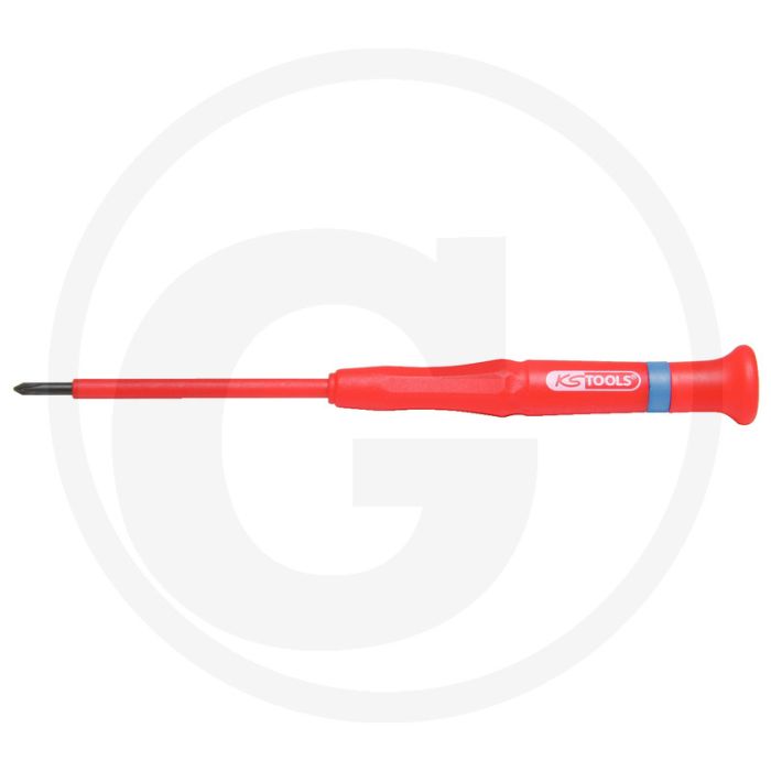 Ks tools precisie-schroevendraaier ph geïsoleerd ph00 met sneldraaikap