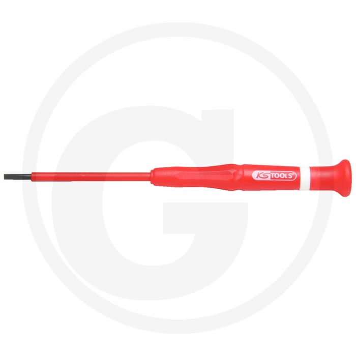 Ks tools precisie-schroevendraaier voor zaagsnede-schroeven geïsoleerd, 2,5 mm - kleurcode, isolatie conform din en 60900, sneldraaikap Ks tools precisie-schroevendraaier voor zaagsnede-schroeven geïsoleerd, 2,5 mm - kleurcode, isolatie conform din en 60900, sneldraaikap