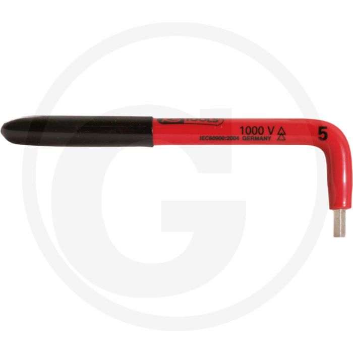 Ks tools geïsoleerde haakse inbussleutel, 3 mm - 130 mm lengte