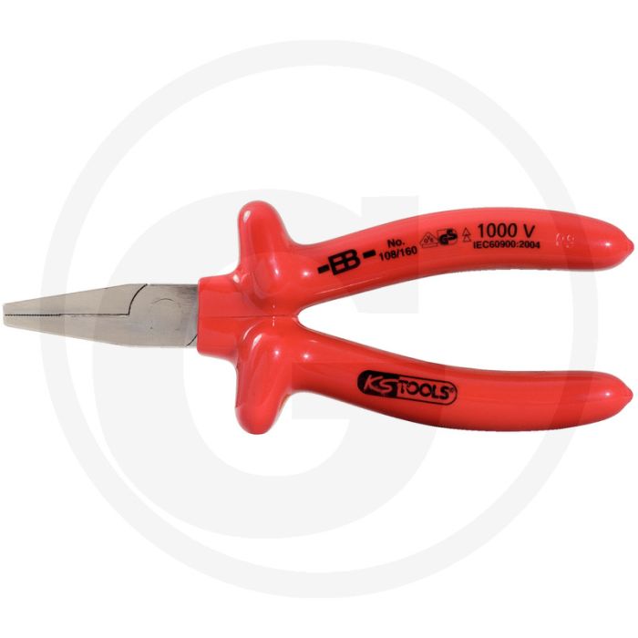Ks tools classic 1000v flachzange, 160 mm - tauchisolierung nach iec 60900 Ks tools classic 1000v flachzange, 160 mm - tauchisolierung nach iec 60900