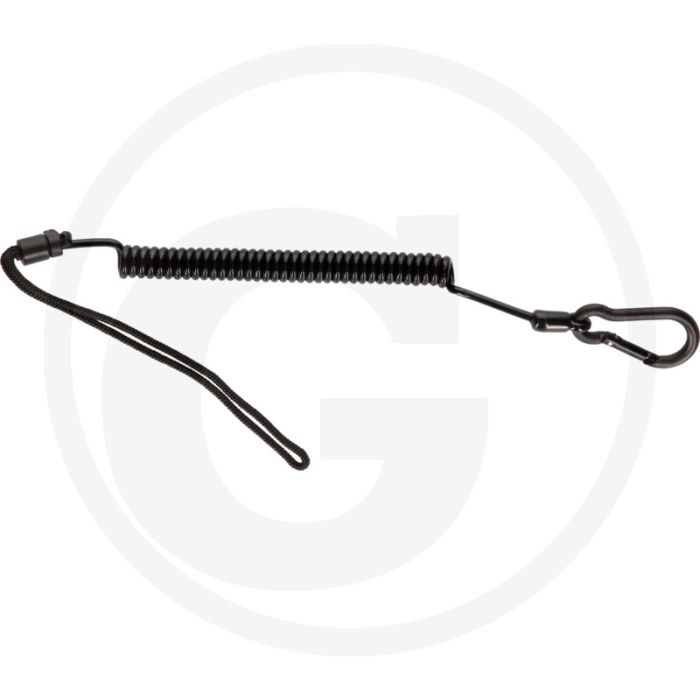 Ks tools sicherheitsleine - aluminium-karabiner - lengte 480-1500mm