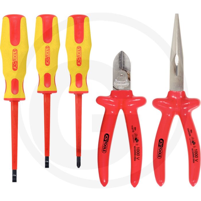 Ks tools ergotorque® vde tangen- en schroevendraa 5-delig set