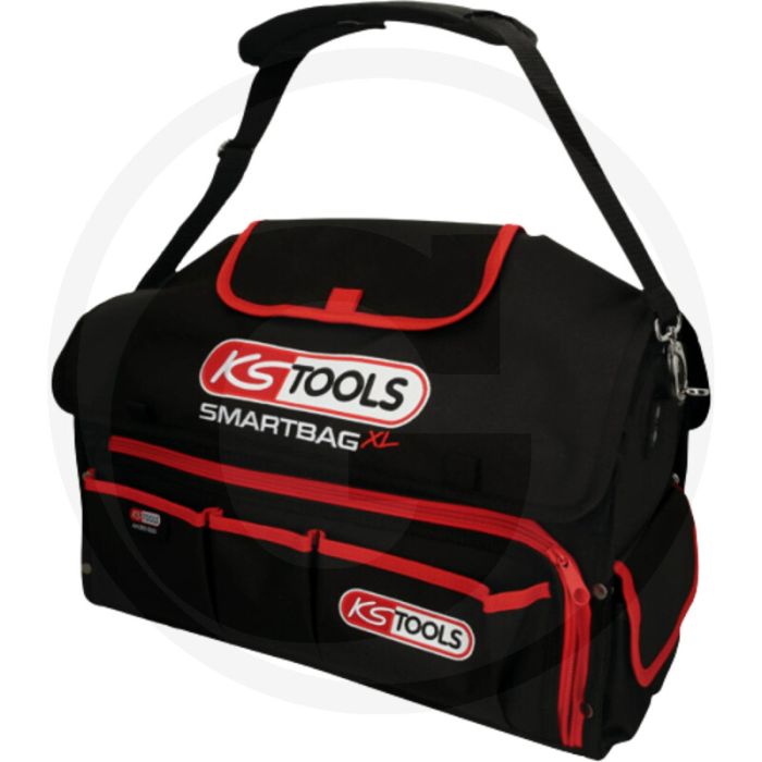 Ks tools smartbag Werkzeugtasche, 425x240x280 mm - Polyestergewebe, schwarz-rot Ks tools smartbag Werkzeugtasche, 425x240x280 mm - Polyestergewebe, schwarz-rot