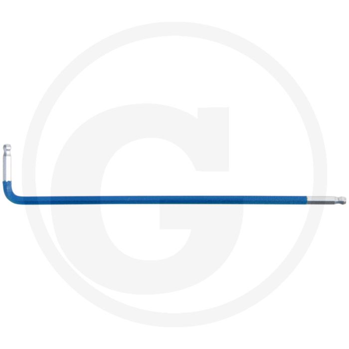 Ks tools doppel-kugelkopf-innensechskant-winkelstiftschlüssel, 23mm, matt verchromt, metrisch, 3.0mm