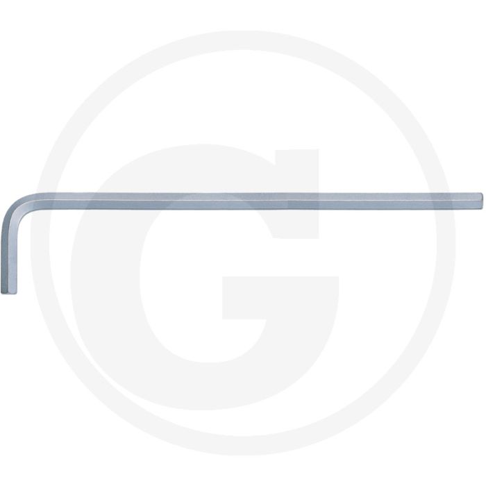 Clé hexagonale d'angle classique Ks tools, longue, 1/8", chromée mat Clé hexagonale d'angle classique Ks tools, longue, 1/8", chromée mat