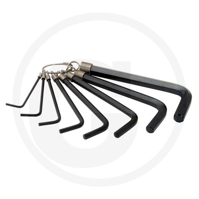 Ks tools basic binnenzeskant-winkelstiftschlüssel-satz am ring, 8-delig, 2-10 mm, din iso 2936 conform Ks tools basic binnenzeskant-winkelstiftschlüssel-satz am ring, 8-delig, 2-10 mm, din iso 2936 conform