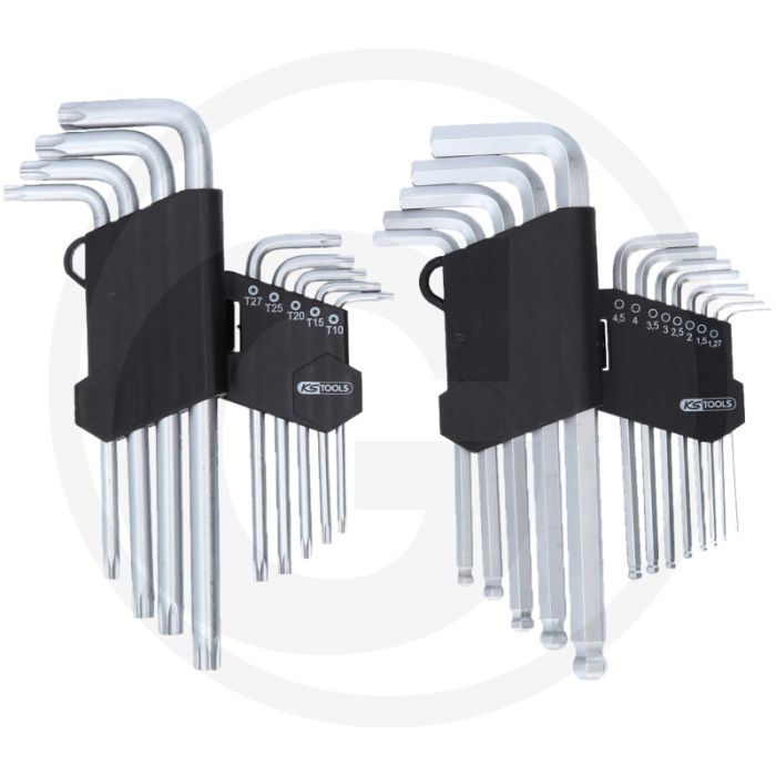 Ks tools winkelstiftschlüssel-satz 22-tlg. - lange ausführung Ks tools winkelstiftschlüssel-satz 22-tlg. - lange ausführung