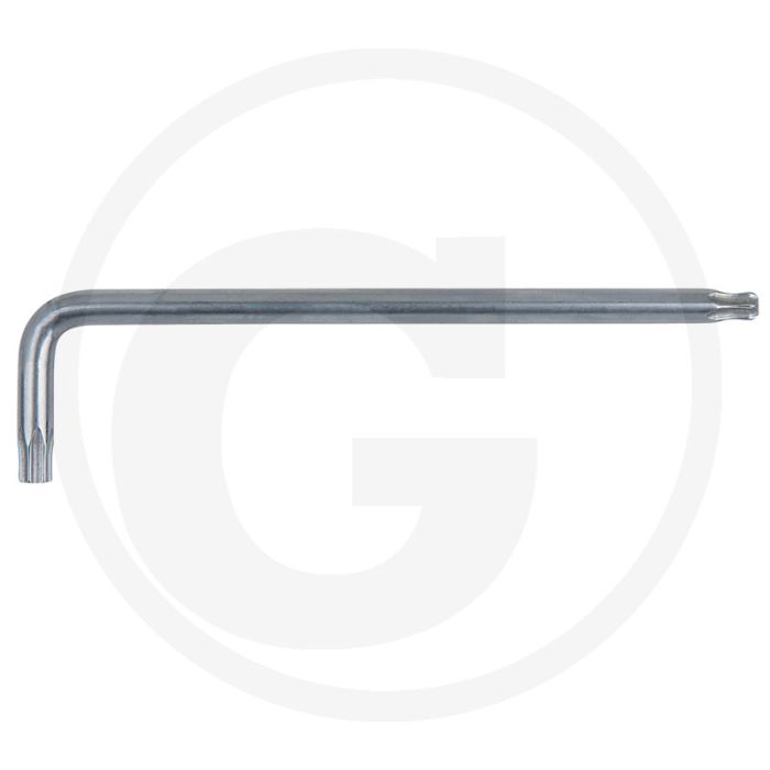 Ks tools tx-stern- kugelkopf-winkelstiftschlüssel, lang, t6 - torx mit kugelkopf, 16mm, matt verchromt Ks tools tx-stern- kugelkopf-winkelstiftschlüssel, lang, t6 - torx mit kugelkopf, 16mm, matt verchromt