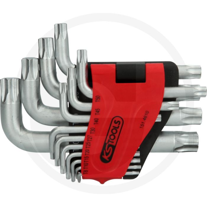 Ks tools tx-stern-winkelstiftschlüssel-satz, kurz, 14-tlg. - fadenförmig gehärtet Ks tools tx-stern-winkelstiftschlüssel-satz, kurz, 14-tlg. - fadenförmig gehärtet