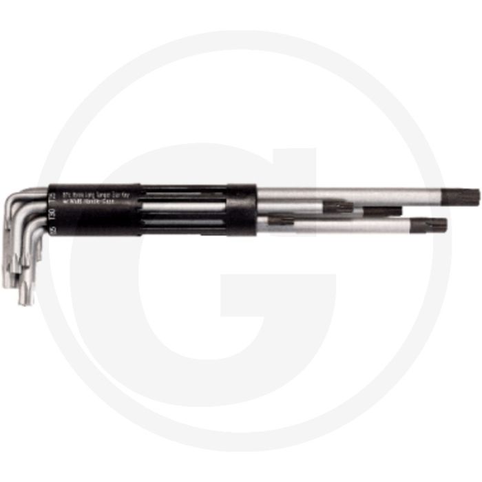 Ks tools classic 3 in 1 tx-winkelstiftschlüssel-satz extra lang 8-dlg tb10-tb50 met stirnlochbohrung Ks tools classic 3 in 1 tx-winkelstiftschlüssel-satz extra lang 8-dlg tb10-tb50 met stirnlochbohrung