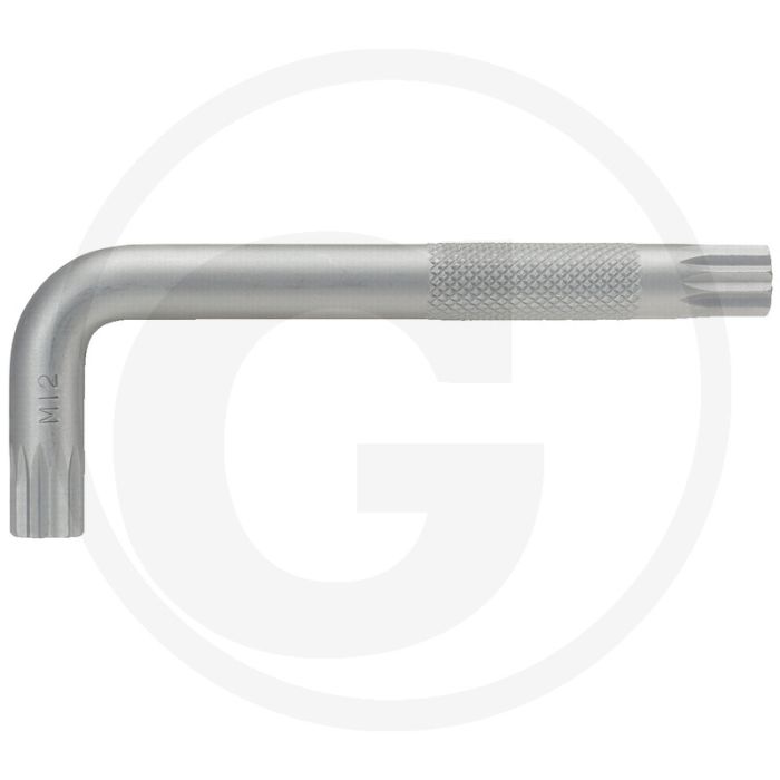 Ks tools classic vielzahn (xzn®)-winkelstiftschlüssel, kurze uitvoering, m8, gehärtet & verchroomd Ks tools classic vielzahn (xzn®)-winkelstiftschlüssel, kurze uitvoering, m8, gehärtet & verchroomd